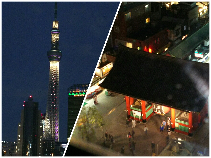今度は浅草にてディナー