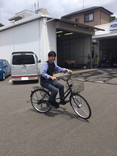 自転車でGO!!