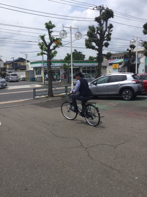 自転車でGO!!