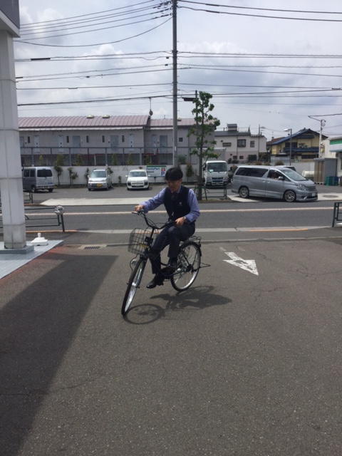 自転車でGO!!