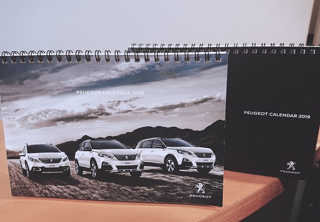 PEUUGEOT　CALENDAR　2019