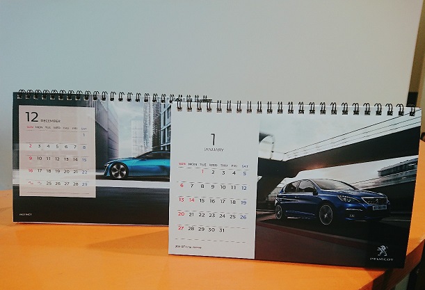 PEUUGEOT　CALENDAR　2019