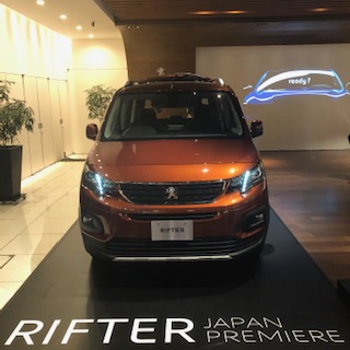 RIFTER Debut Edition PEUGEOT SHOWで拝見してきました!!
