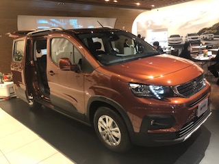 RIFTER Debut Edition PEUGEOT SHOWで拝見してきました!!