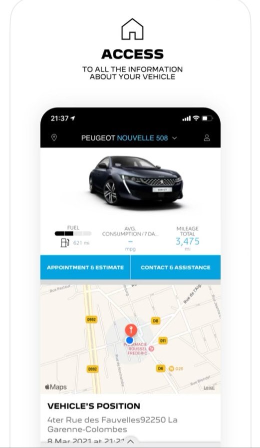 【MY　PEUGEOT　APP】プジョーのアプリはご存じですか？？